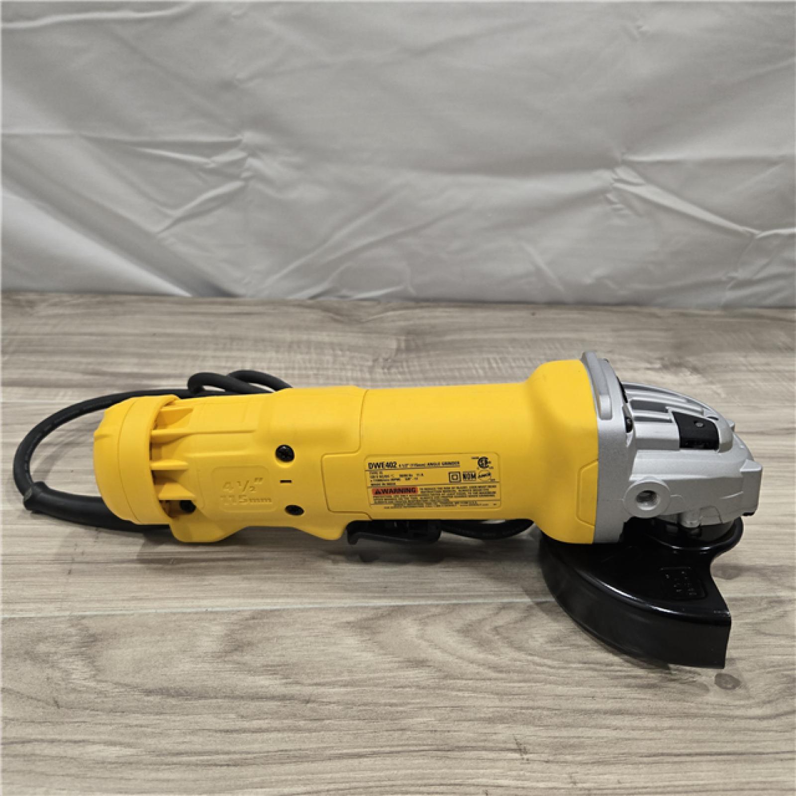 LIKE NEW! - DEWALT 11 Amp Corded 4.5 in. Small Angle Grinder