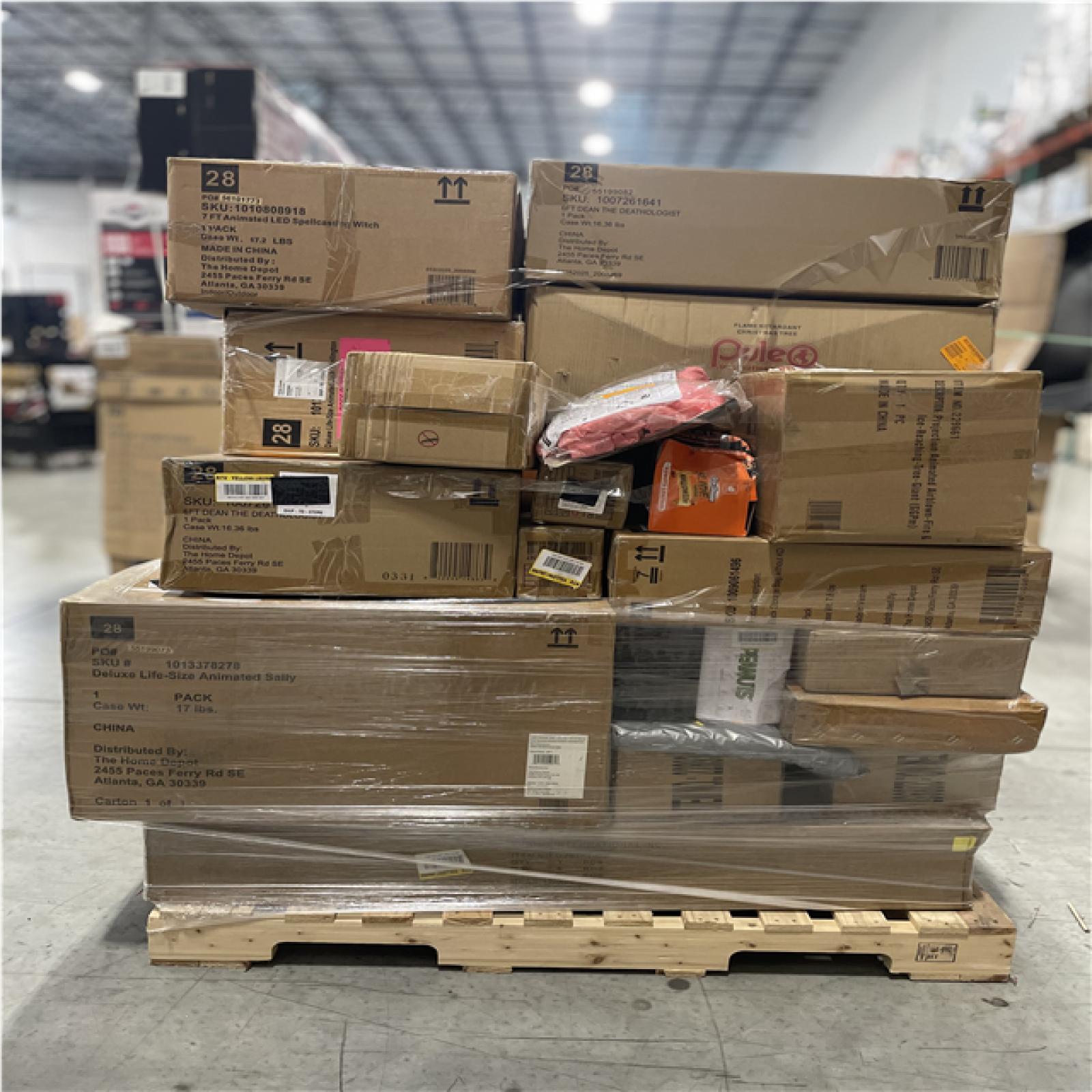 DALLAS LOCATION- AS-IS ASSORTED HALLOWEEN DECORATION PALLET