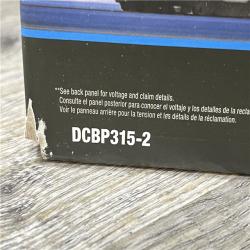 NEW - DEWALT POWERSTACK 20V 5.0Ah and 1.7Ah Lithium-Ion Power Tool Battery Packs (2-Pack)