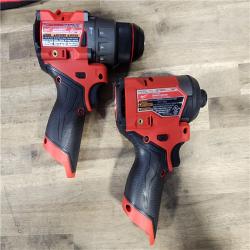 HOUSTON LOCATION - AS-IS Milwaukee 3497-22 12V Brushless Hammer Drill and Impact Driver Combo Kit