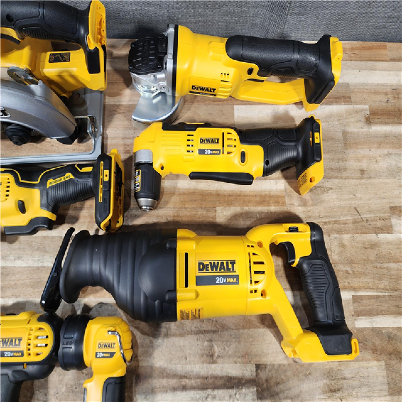 HOUSTON LOCATION - AS-IS DEWALT 20V MAX Cordless 9 Tool Combo Kit