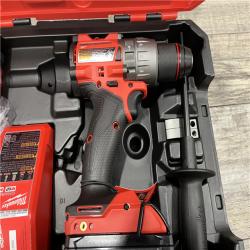 LIKE NEW - Milwaukee FUEL 18V Lithium-Ion Brushless Cordless 1/2 in. Hammer Drill Driver Kit