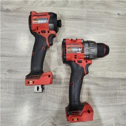 AS-IS Milwaukee FUEL 18V Lithium-Ion Brushless Cordless Hammer Drill and Impact Driver Combo Kit