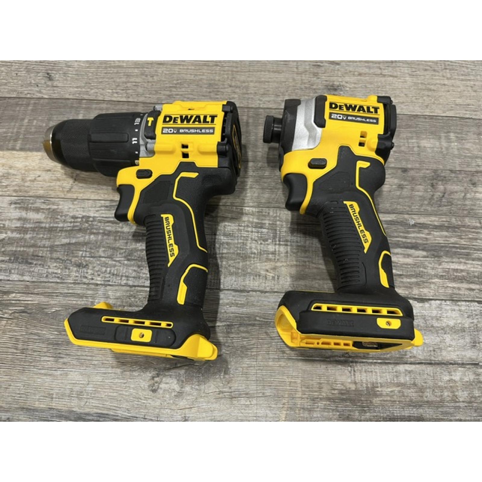AS-IS DEWALT ATOMIC 20V MAX Lithium-Ion Cordless 2-Tool Combo Kit
