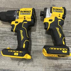 AS-IS DEWALT ATOMIC 20V MAX Lithium-Ion Cordless 2-Tool Combo Kit