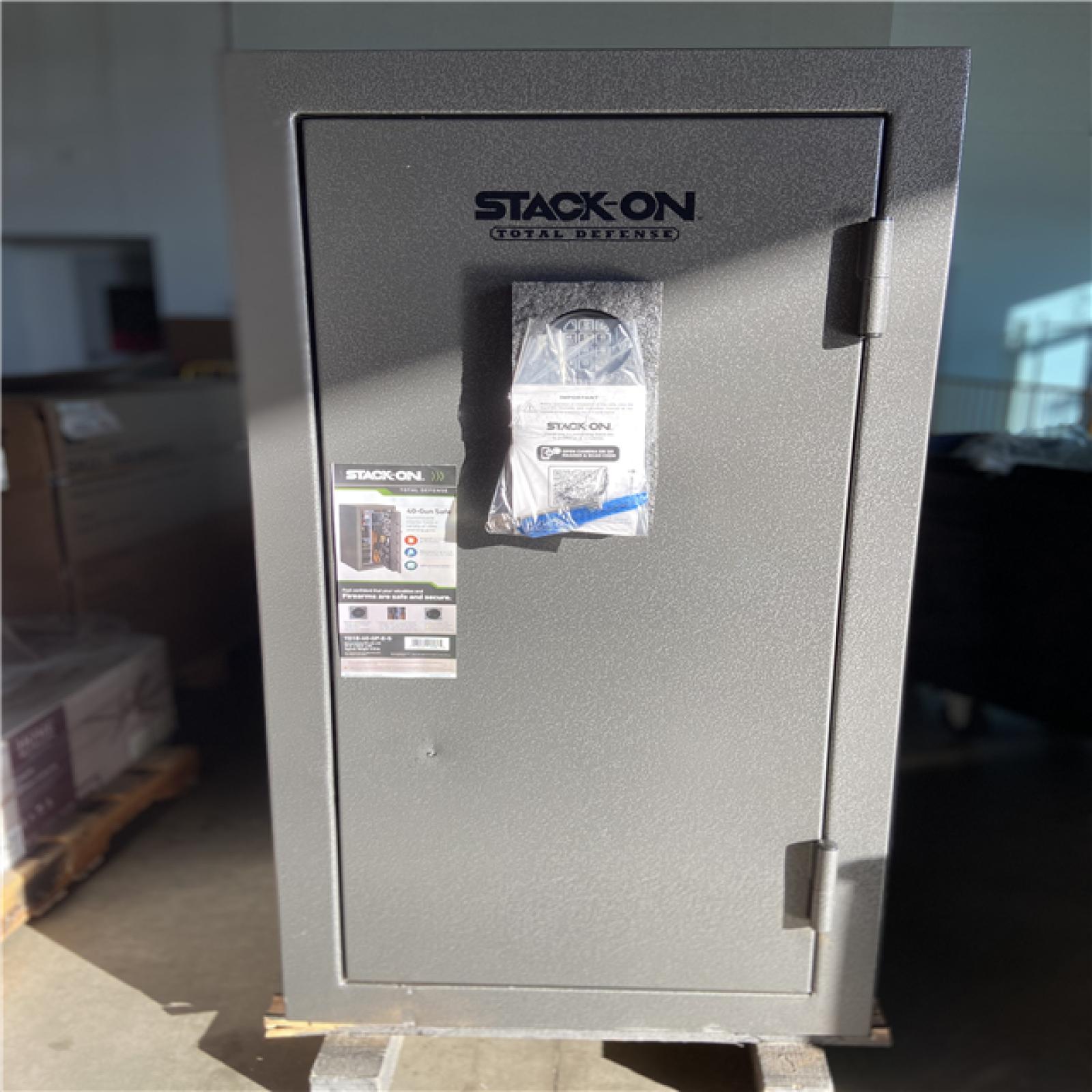 DALLAS LOCATION -Total Defense 40-Gun Fire/Waterproof Safe with Electronic Lock and Door Storage