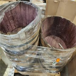 Phoenix AS-IS 26 in. Dia x 17.5 in. H White Oak Wood Whiskey Barrel (9-Barrels)