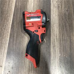 AS-IS Milwaukee FUEL 12V Lithium-Ion Brushless Cordless Stubby 1/2 in. Impact Wrench (Tool-Only)