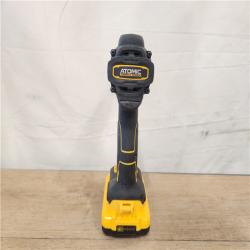 AS-IS- DEWALT ATOMIC 20V Cordless 1/2 in. Compact Hammer Drill Kit