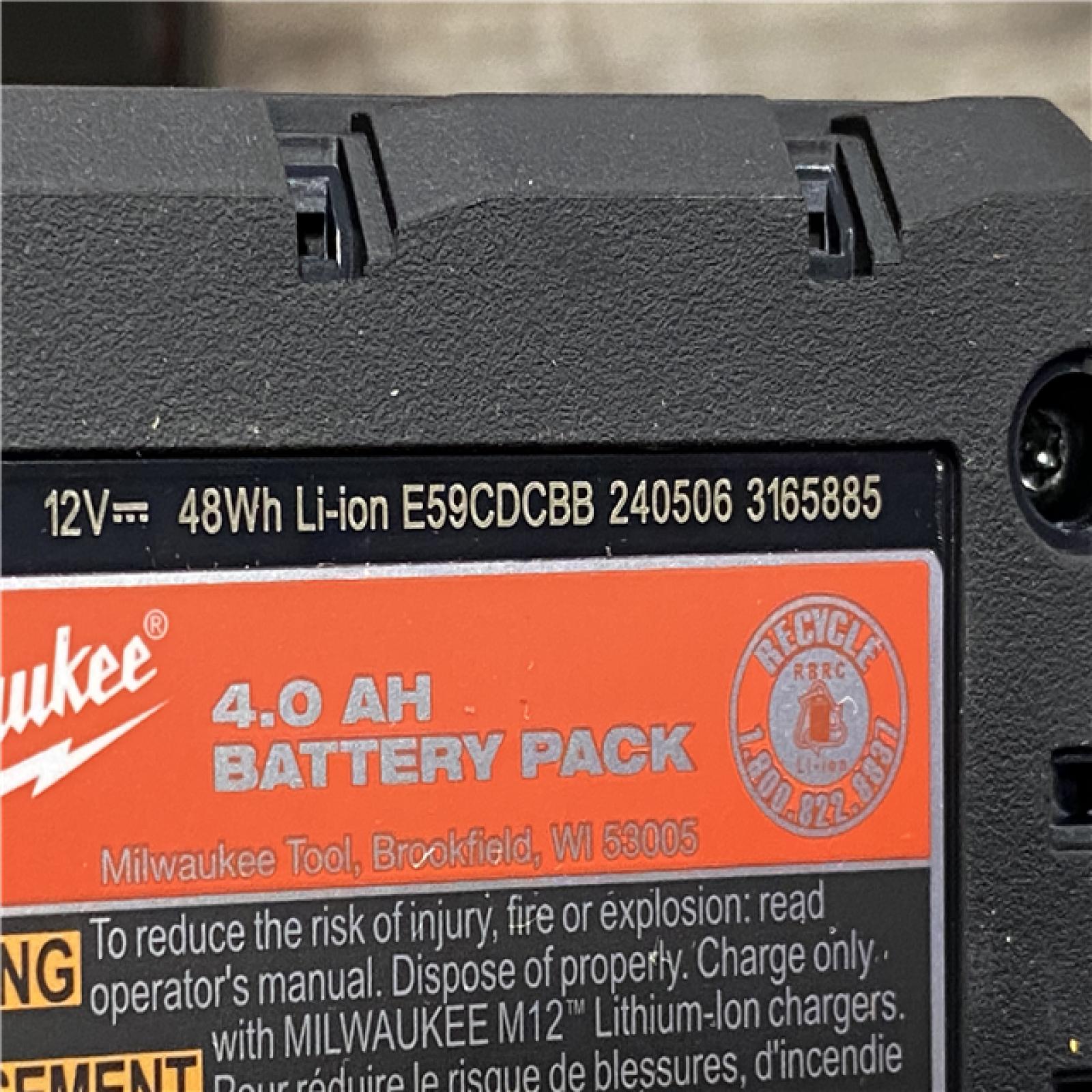 AS-IS Milwaukee 12-Volt Lithium-Ion Cordless Green 250 ft. 3-Plane Laser Level Kit