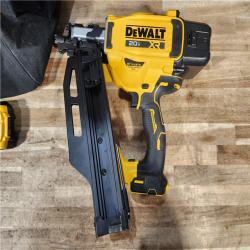 HOUSTON LOCATION - AS-IS DEWALT 20-Volt 21° Cordless Framing Nailer W/ BATTERY & CHARGER