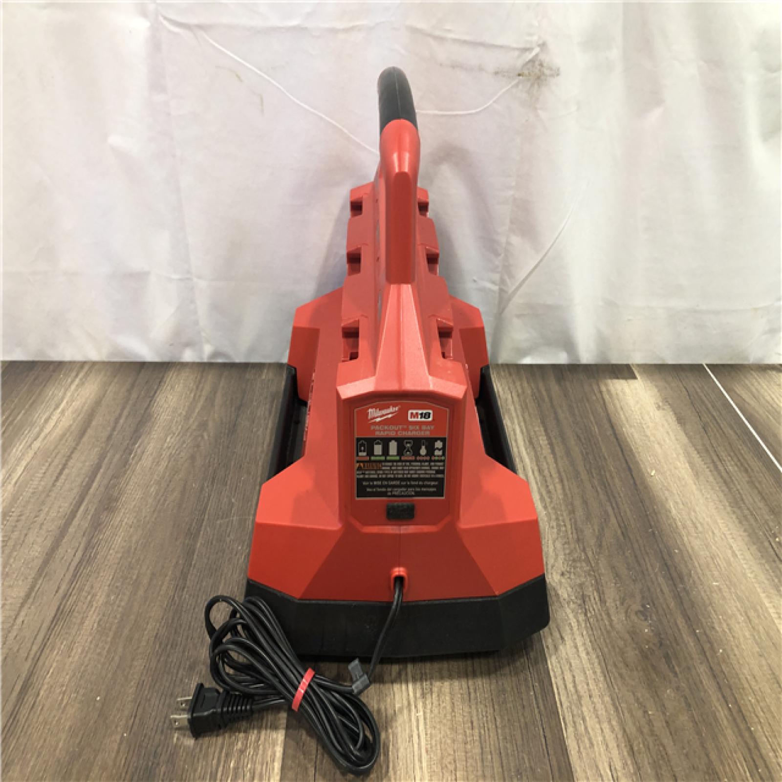 AS-IS Milwaukee 18V Lithium-Ion PACKOUT 6-Port Rapid Charger