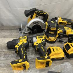 AS-IS DEWALT 20-Volt MAX ToughSystem Lithium-Ion 6-Tool Cordless Combo Kit