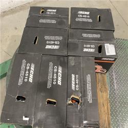 Dallas Location -NEW- ECHO 18 in. 45.0 cc Gas 2-Stroke Rear Handle Chainsaw(Lot Of 7)