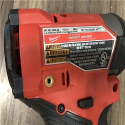 AS-IS Milwaukee  FUEL 12V Lithium-Ion Brushless Cordless 1/4 in. Hex Impact Driver (Tool-Only)