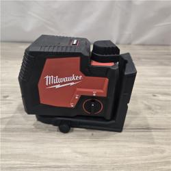 AS-IS MILWAUKEE 100 Ft. REDLITHIUM Lithium-Ion USB Green Rechargeable Cross Line Laser Level