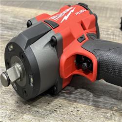 AS-IS Milwaukee FUEL 18V Cordless Mid Torque 1/2 in. Impact Wrench w/ 12 FUEL 3/8 in. Ratchet Combo Kit