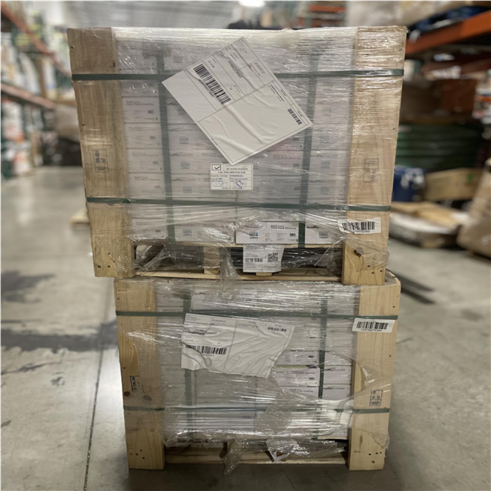 DALLAS LOCATION- TrafficMaster Edwards Oak 6 MIL x 6 in. W x 36 in. L Flooring (23.95 sqft/case) PALLET (64 UNITS)