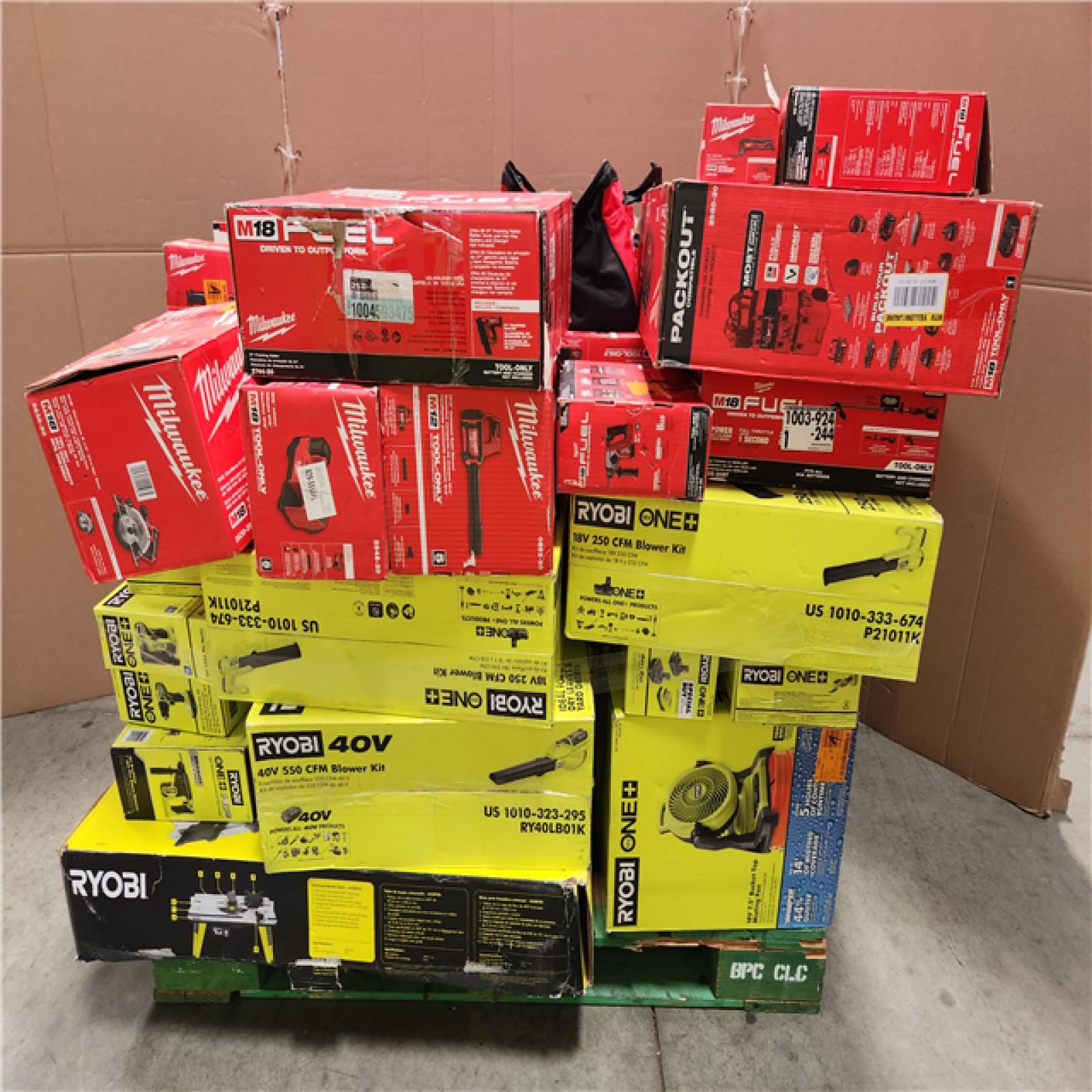 CALIFORNIA AS-IS TOOL PALLET