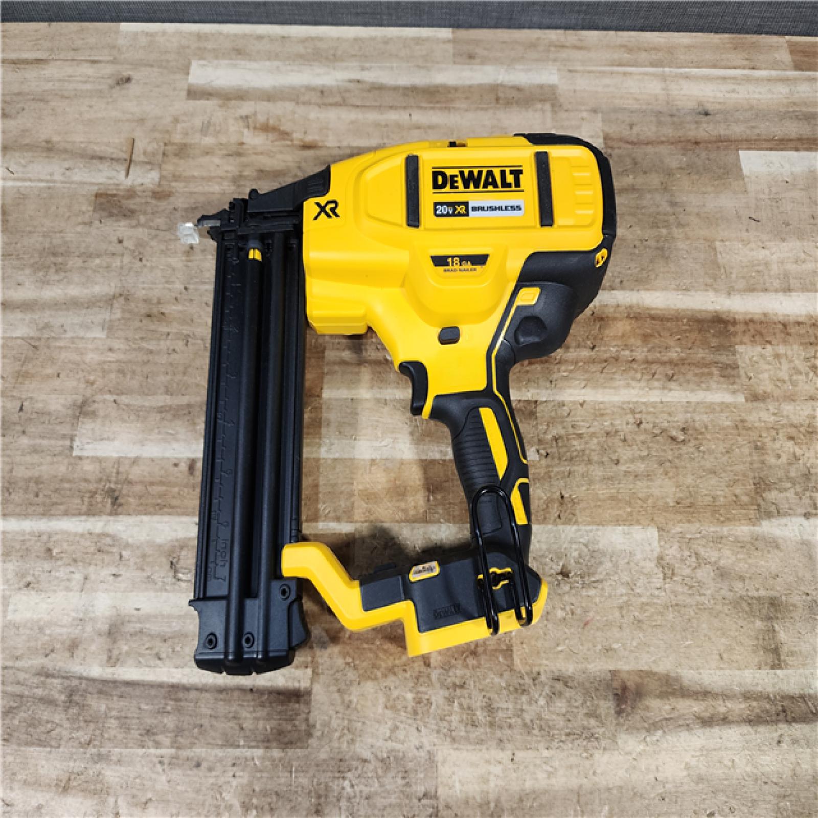 HOUSTON LOCATION - AS - IS DEWALT 20V MAX XR 18 Gauge Cordless Brad Nailer (Tool Only)