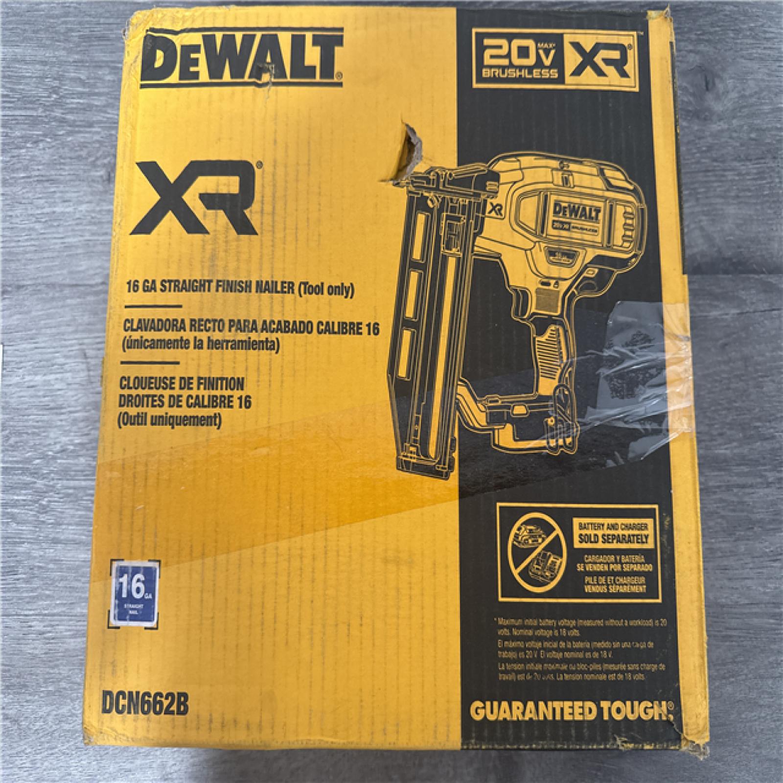 CALIFORNIA AS-IS DEWALY 16GA STRAIGHT NAILER