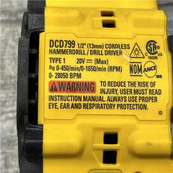AS-IS DEWALT ATOMIC 20-Volt MAX Brushless Cordless 1/2 in. Hammer Drill (Tool-Only)