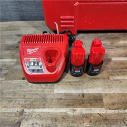 HOUSTON LOCATION - AS-IS Milwaukee 12-Volt Lithium-Ion Force Logic Cordless Press Tool Kit