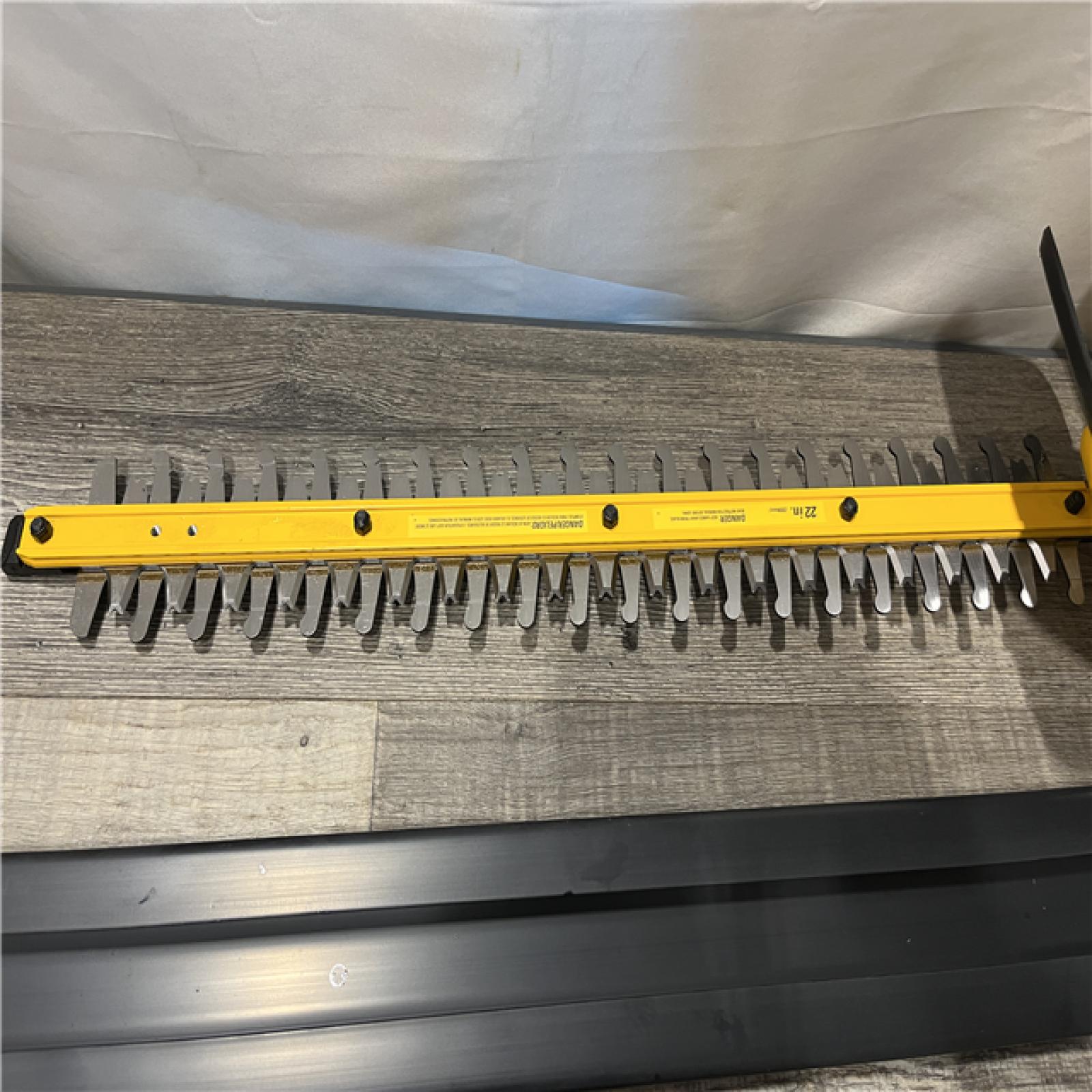 AS-IS DEWALT 20V MAX 22 in. Cordless Battery Powered Hedge Trimmer (Tool Only)