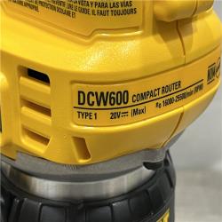 AS-IS DEWALT 20V MAX XR Cordless Brushless Fixed Base Compact Router (Tool Only)