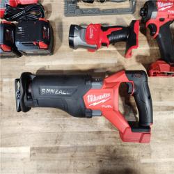 HOUSTON LOCATION - AS-IS Milwaukee 5 Tool Combo Kit W/ (2) Battery & Charger