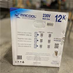 DALLAS LOCATION - MRCOOL DIY 12000BTU 1-Ton Wall Mount Mini Split Air Handler Only w/25 ft. DIY Comm Cable, Remote and Smart Control