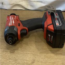 AS-IS Milwaukee FUEL 18V Lithium-Ion Brushless Cordless Hammer Drill and Impact Driver Combo Kit