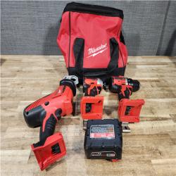 Houston Location AS-IS Milwaukee Drill Driver and Impact Driver and Hackzall and Battery