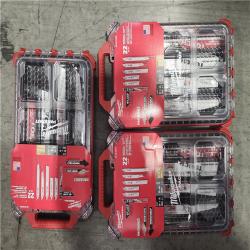 NEW! - Milwaukee PACKOUT SAWZALL Reciprocating Saw Blade Set (22-Pack) with 9 in. 8 TPI Metal Cutting NITRUS Torch Blade-(3 SETS)