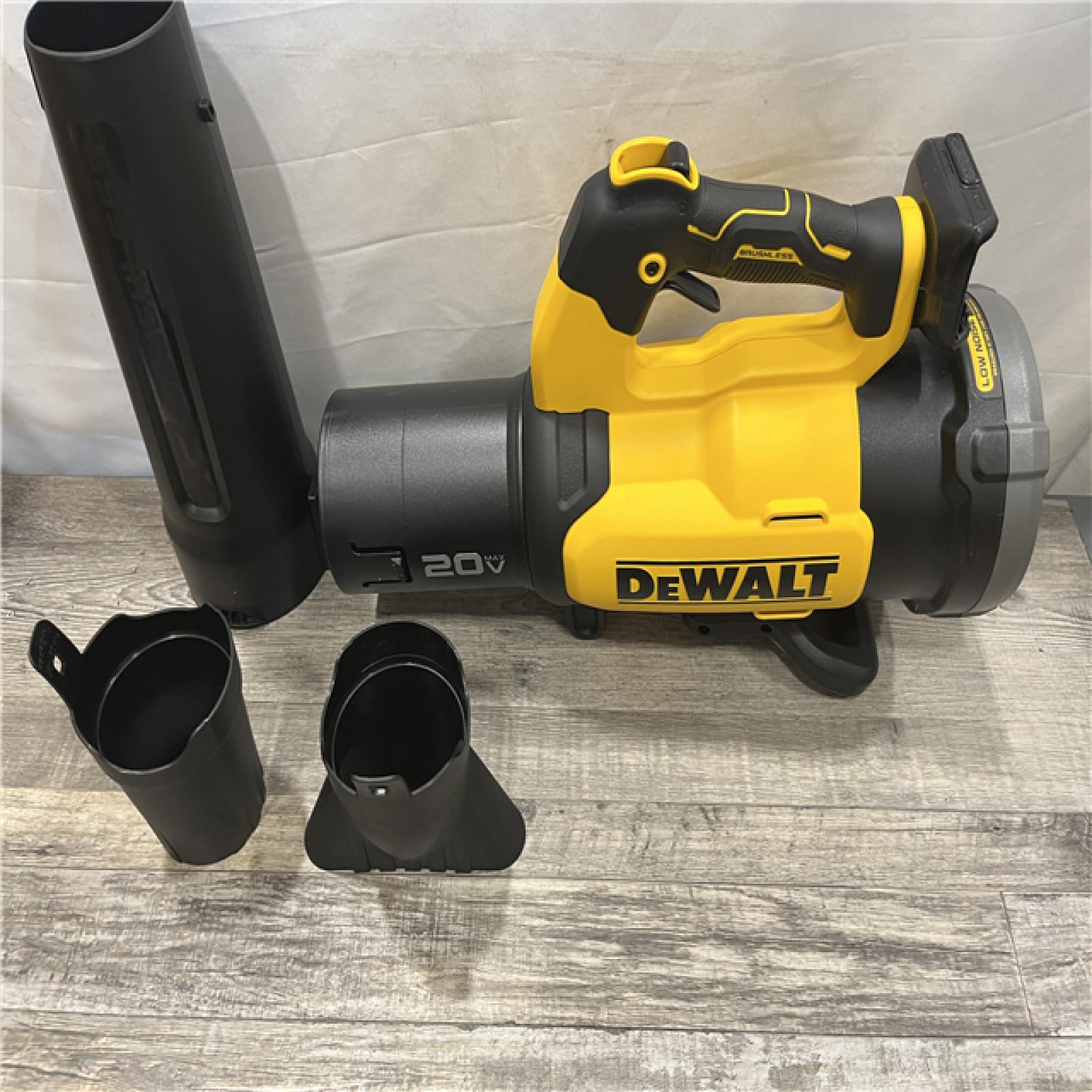 AS-IS DEWALT 20V MAX XR 550 CFM 133 MPH Cordless Battery Powered Blower (Tool-Only)