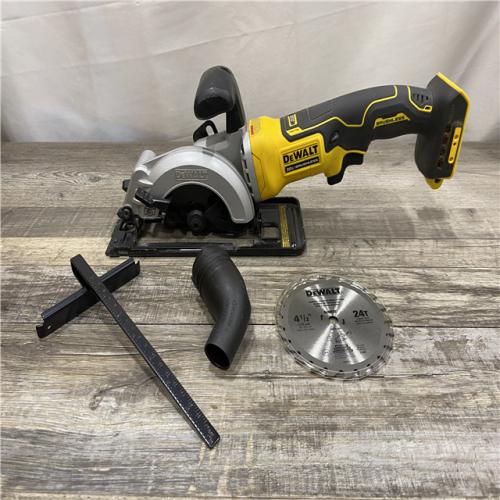 AS-IS DEWALT ATOMIC 20V MAX Cordless Brushless 4-1/2 in. Circular Saw (Tool Only)