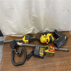 AS-IS DEWALT FLEXVOLT 60V MAX 17 in. Cordless Battery Powered Attachment Capable Trimmer Kit with (1) FLEXVOLT 3 Ah Battery & Charger