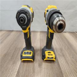 AS-IS- DeWalt 20V XR Lithium-Ion Cordless 2-Tool Combo Kit with 4.0 Ah and 1.7 Ah Batteries and Charger