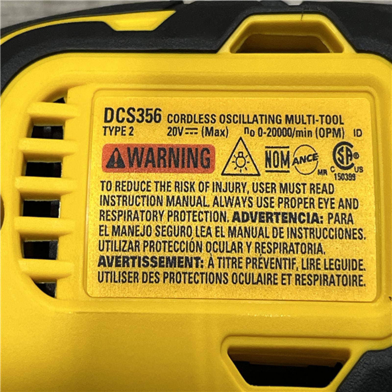 AS-IS DEWALT 20V MAX Lithium-Ion Cordless Oscillating Tool Kit
