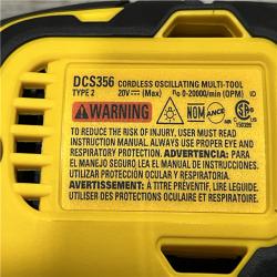 AS-IS DEWALT 20V MAX Lithium-Ion Cordless Oscillating Tool Kit