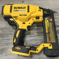 AS-IS DEWALT 20V MAX XR Lithium-Ion Electric Cordless 18-Gauge Brad Nailer (Tool Only)