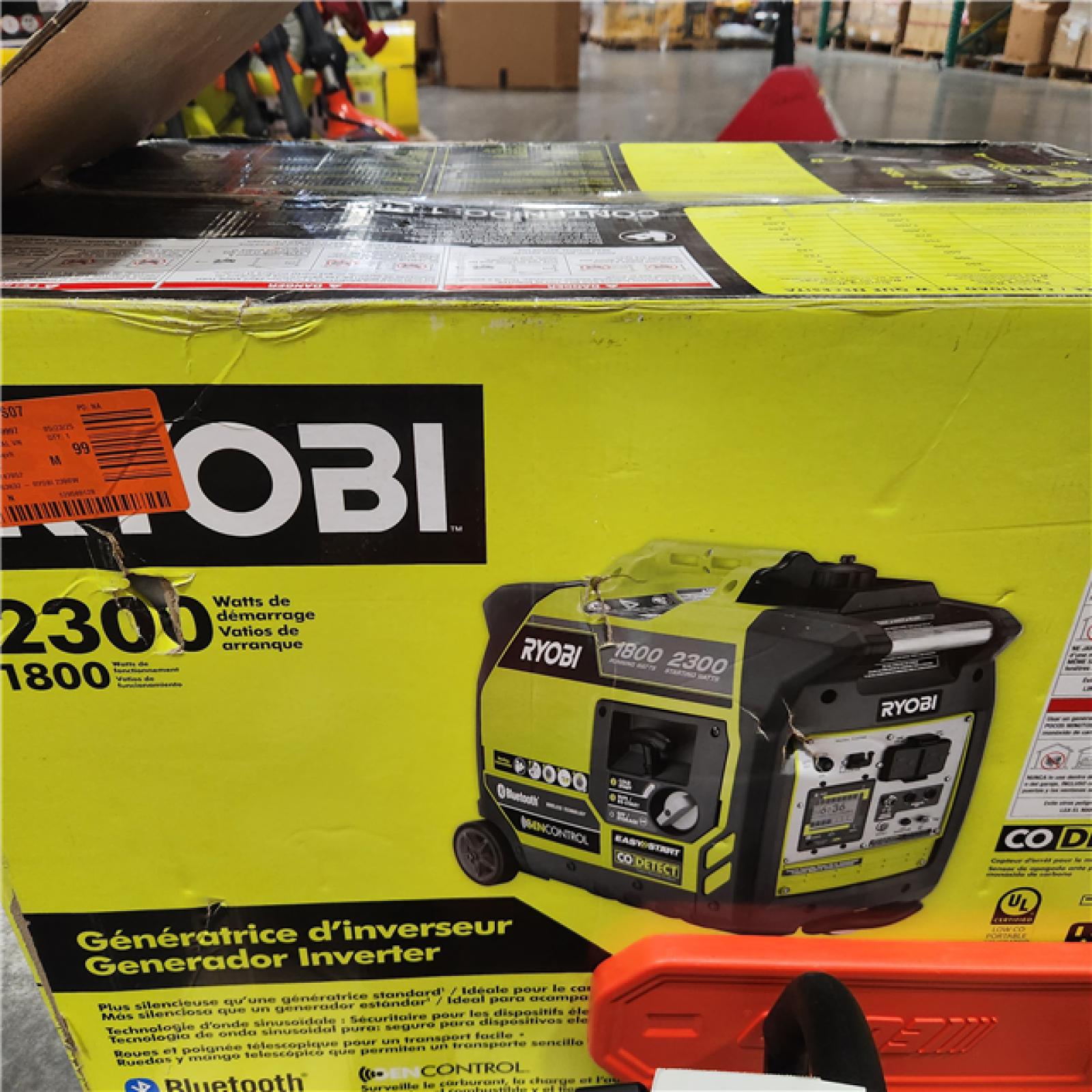 Dallas Location - As-Is RYOBI 2300-Watt Gas Generator