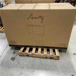 DALLAS LOCATION - NEW! Avanity Coventry (double) 73-Inch Natural Teak Vanity Cabinet & Optional Countertops