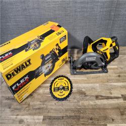HOUSTON LOCATION - AS-IS (APPEARS LIKE NEW) DEWALT FLEXVOLT 60V MAX Cordless Brushless 7-1/4 in. Wormdrive Style Circular Saw (Tool Only)