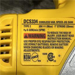 AS-IS DEWALT 20V MAX XR Cordless Brushless Jigsaw (Tool Only)