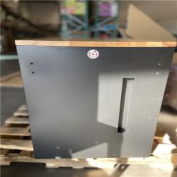 DALLAS LOCFATION - Husky 52 in. W x 25 in. D Heavy Duty 9-Drawer Mobile Workbench Cabinet with Adjustable-Height Hardwood Top in Matte Black