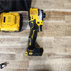 HOUSTON LOCATION - AS - IS DEWALT ATOMIC 20V MAX Lithium-Ion Cordless 1/4 in. Brushless Impact Driver Kit