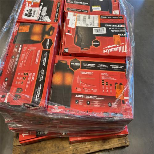 DALLAS LOCATION - AS-IS MILWAUKEE JACKET PALLET (25 COUNT)