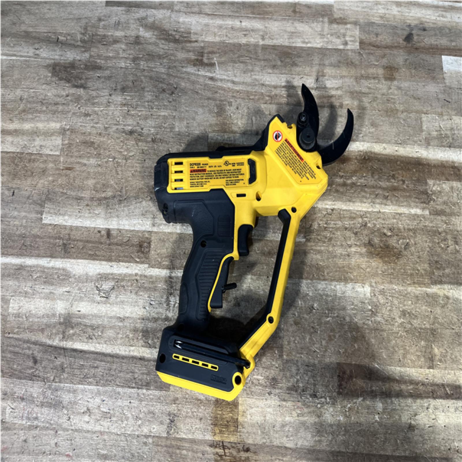 Houston Location AS-IS DEWALT 20-Volt MAX 1 -1/2 in. Capacity Cordless Battery Powered Pruner (Tool Only)