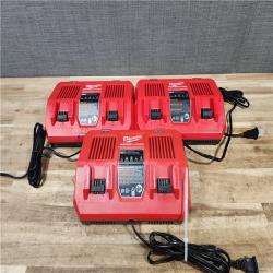HOUSTON LOCATION - AS-IS MILWAUKEE BATTERY CHARGER PACK QTY - 3